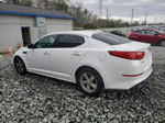 2015 Kia Optima Lx White vin: KNAGM4A72F5576669