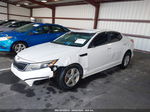 2015 Kia Optima Lx White vin: KNAGM4A72F5579202