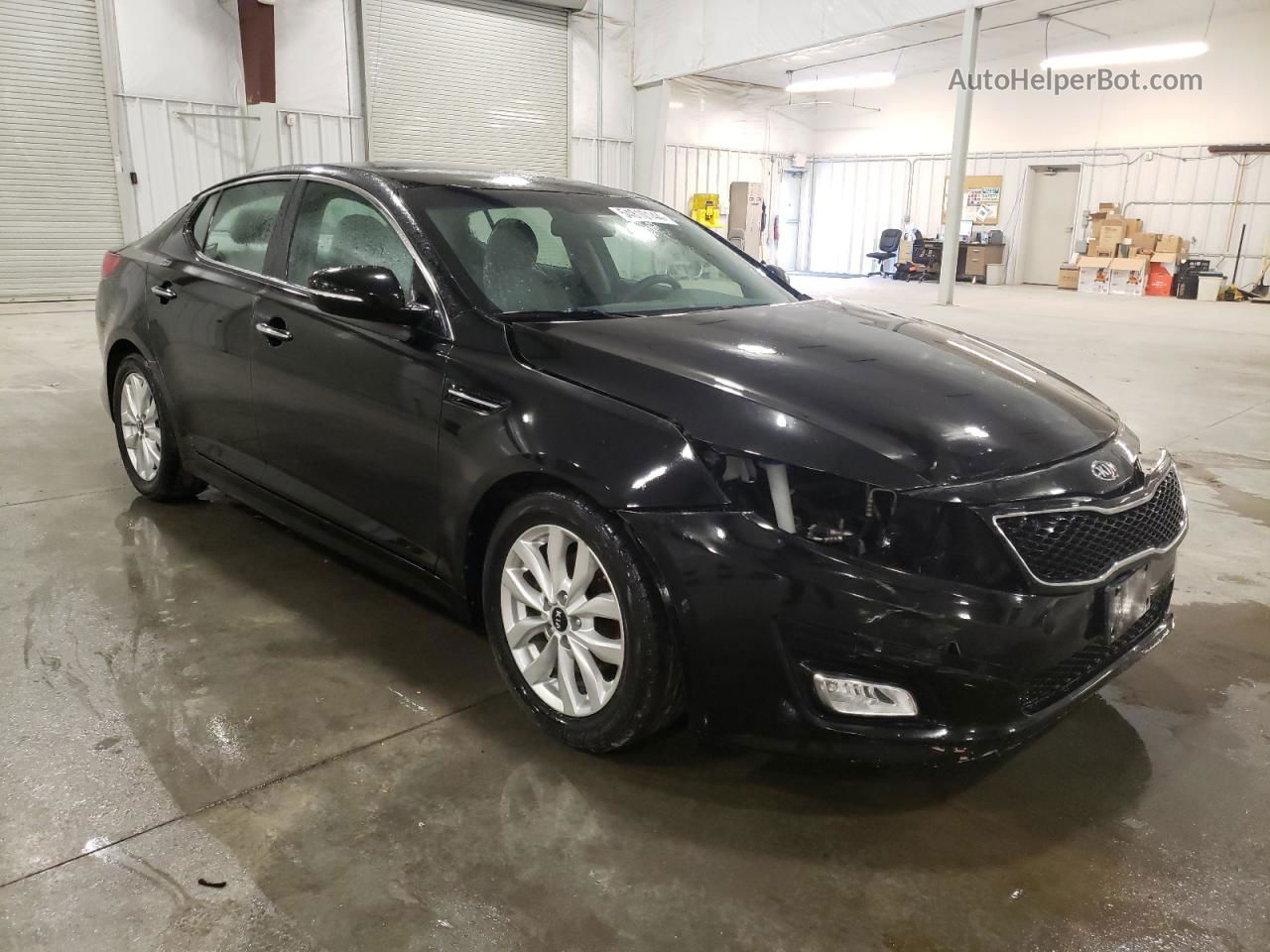 2015 Kia Optima Lx Black vin: KNAGM4A72F5617138