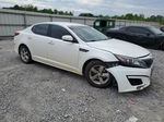 2015 Kia Optima Lx White vin: KNAGM4A72F5645649