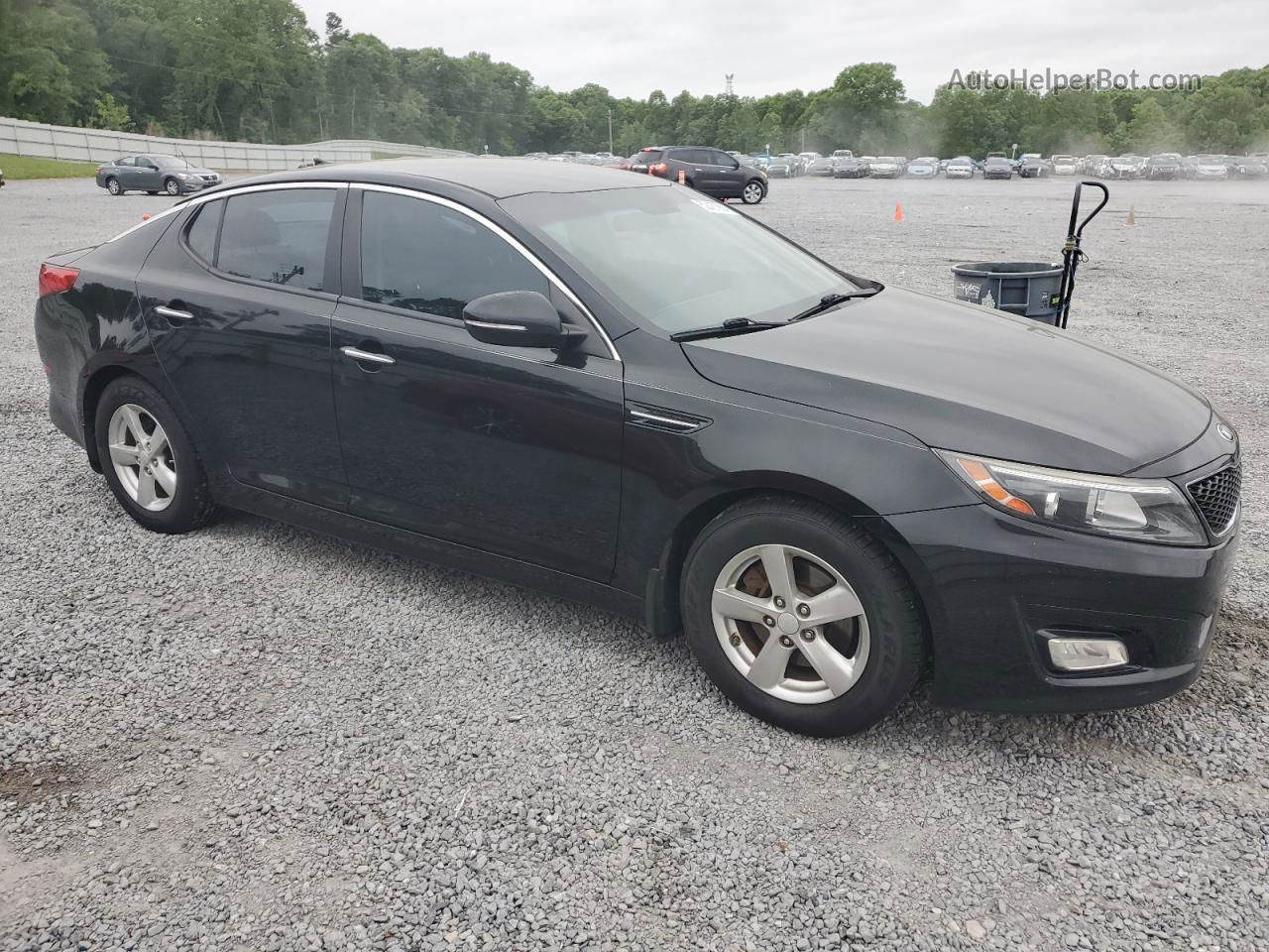 2015 Kia Optima Lx Black vin: KNAGM4A72F5660054