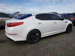 2015 Kia Optima Lx White vin: KNAGM4A72F5664895