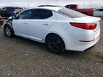 2015 Kia Optima Lx White vin: KNAGM4A72F5664895