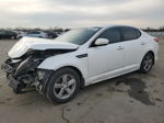 2015 Kia Optima Lx White vin: KNAGM4A72F5665061