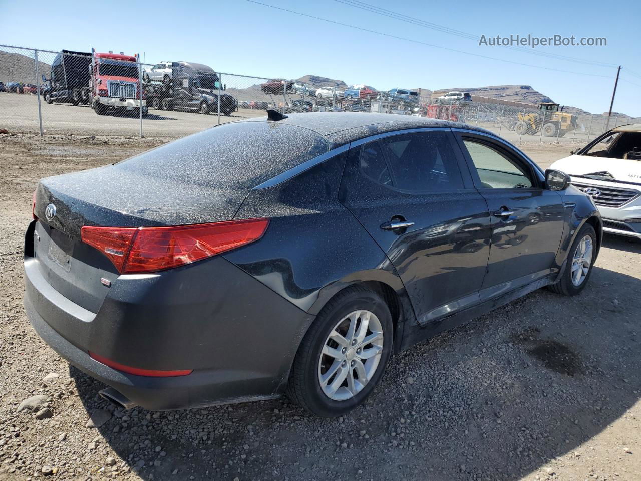 2013 Kia Optima Lx Черный vin: KNAGM4A73D5334048