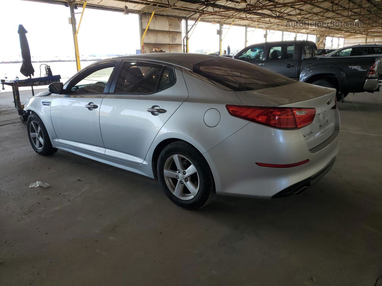 2014 Kia Optima Lx Gray vin: KNAGM4A73E5507889