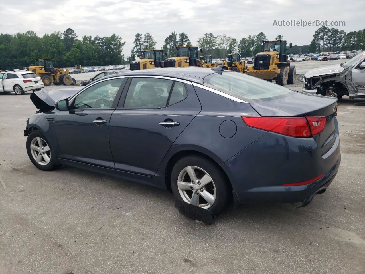 2015 Kia Optima Lx Charcoal vin: KNAGM4A73F5535743