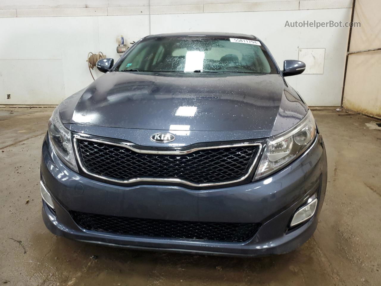 2015 Kia Optima Lx Charcoal vin: KNAGM4A73F5540621