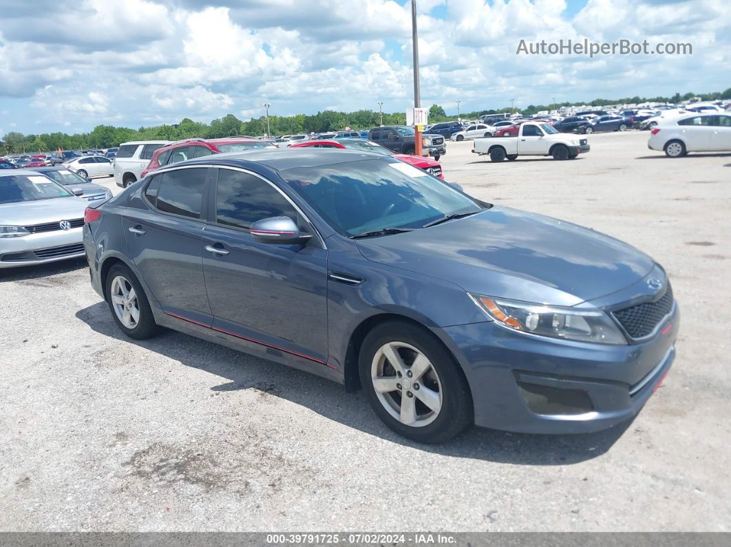 2015 Kia Optima Lx Синий vin: KNAGM4A73F5589785