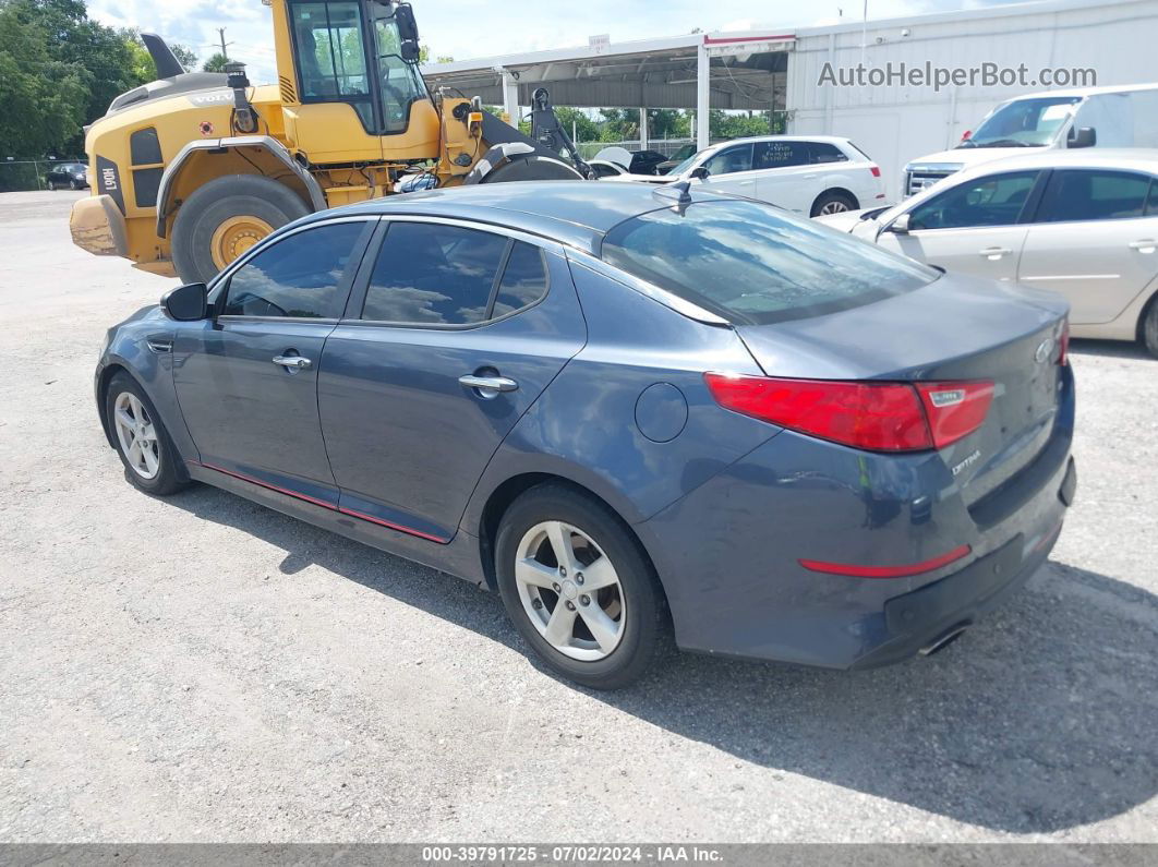 2015 Kia Optima Lx Blue vin: KNAGM4A73F5589785