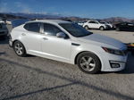 2015 Kia Optima Lx White vin: KNAGM4A73F5640007