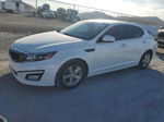 2015 Kia Optima Lx White vin: KNAGM4A73F5640007