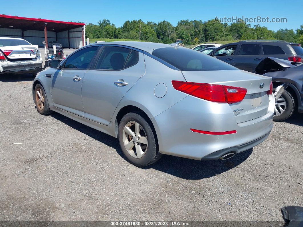 2014 Kia Optima Lx Серебряный vin: KNAGM4A74E5478547