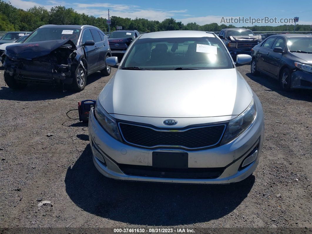 2014 Kia Optima Lx Silver vin: KNAGM4A74E5478547