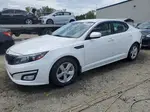 2014 Kia Optima Lx White vin: KNAGM4A74E5489189