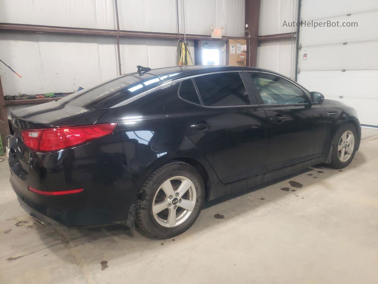 2014 Kia Optima Lx Black vin: KNAGM4A74E5518772