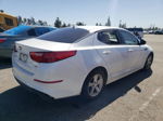 2015 Kia Optima Lx White vin: KNAGM4A74F5529871