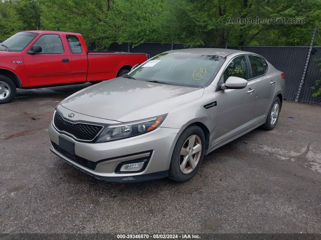 2015 Kia Optima Lx Beige vin: KNAGM4A74F5547741