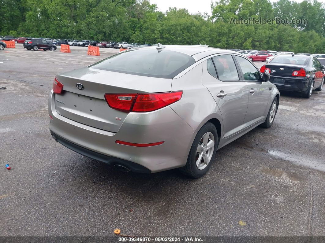 2015 Kia Optima Lx Beige vin: KNAGM4A74F5547741