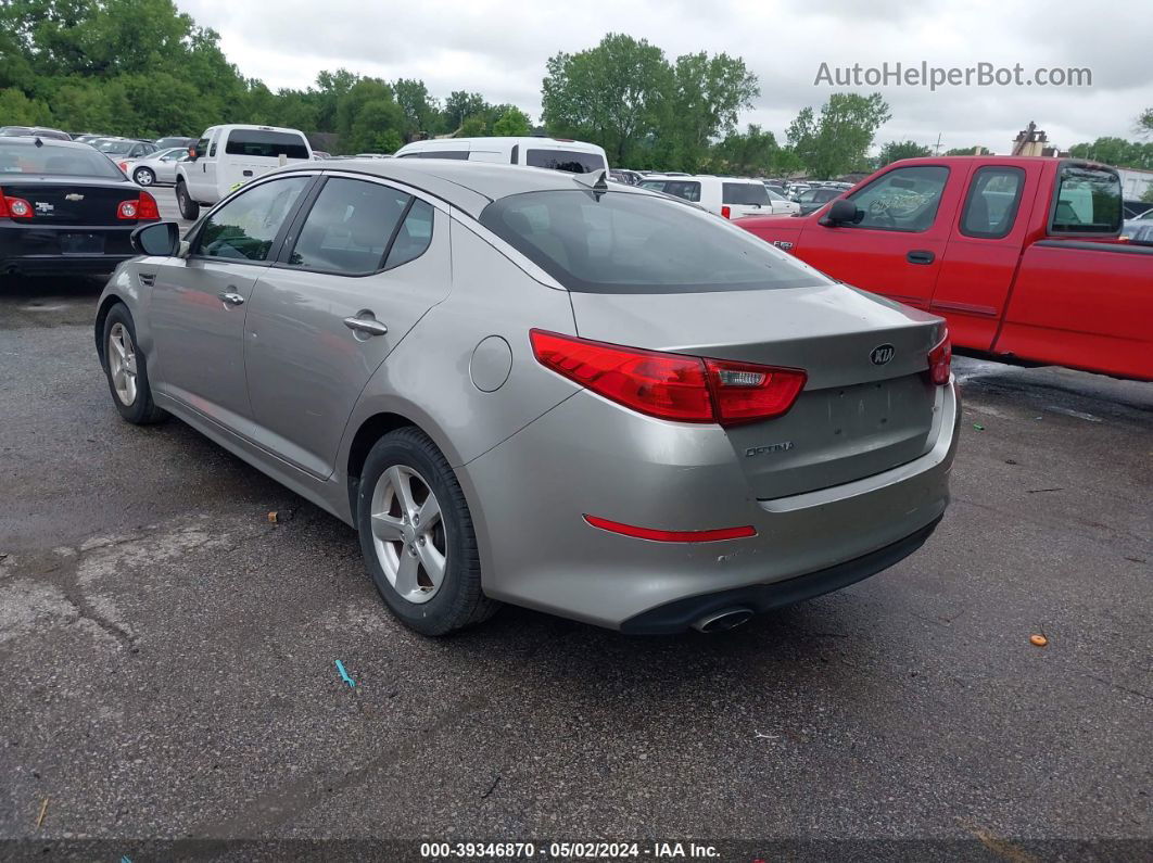 2015 Kia Optima Lx Beige vin: KNAGM4A74F5547741