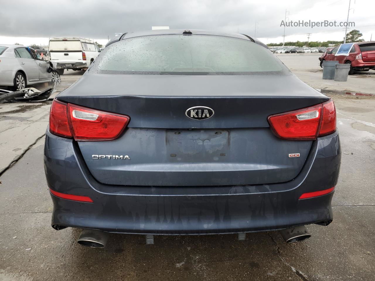 2015 Kia Optima Lx Угольный vin: KNAGM4A74F5558416