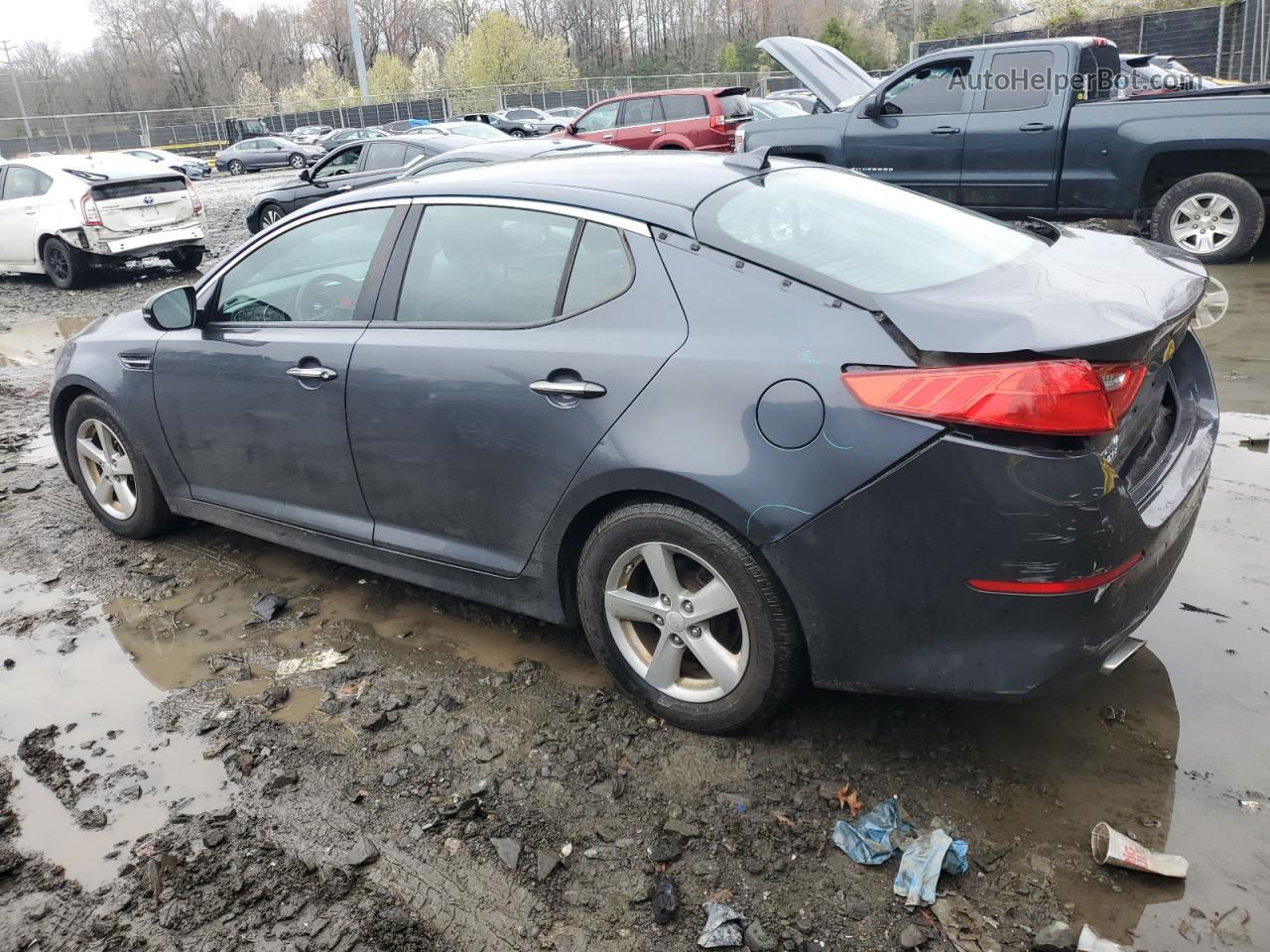 2015 Kia Optima Lx Charcoal vin: KNAGM4A74F5624141