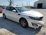 2015 Kia Optima Lx White vin: KNAGM4A74F5626147