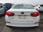 2015 Kia Optima Lx White vin: KNAGM4A74F5649699