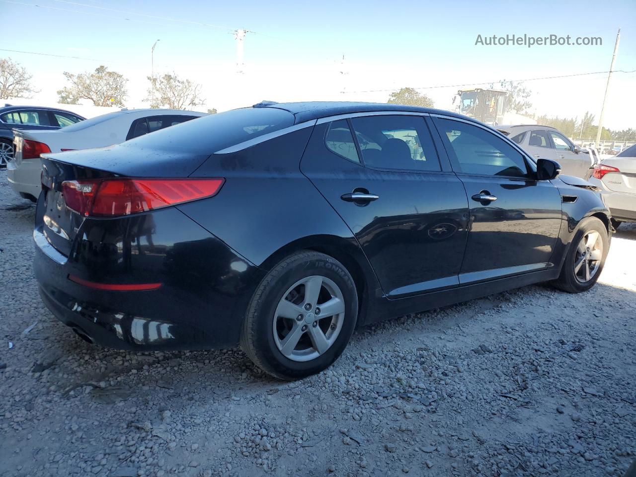 2015 Kia Optima Lx Black vin: KNAGM4A74F5653364