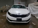 2013 Kia Optima Lx White vin: KNAGM4A75D5358979