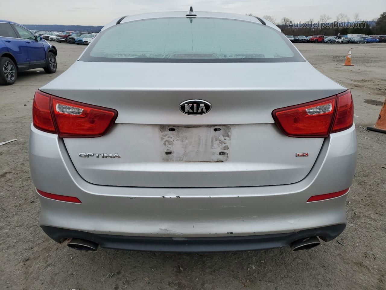 2014 Kia Optima Lx Серебряный vin: KNAGM4A75E5479349