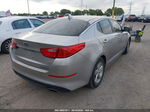 2014 Kia Optima Lx Silver vin: KNAGM4A75E5481327