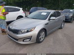 2014 Kia Optima Lx Silver vin: KNAGM4A75E5481327