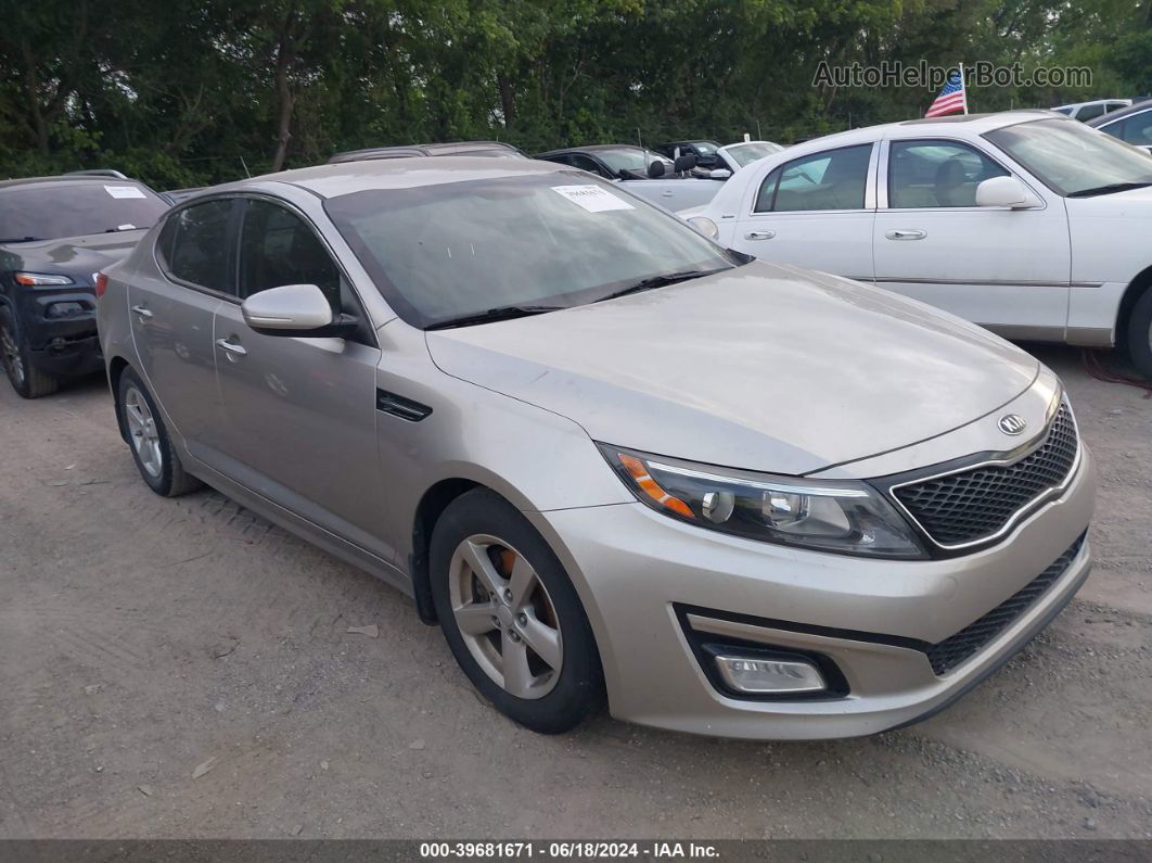 2014 Kia Optima Lx Silver vin: KNAGM4A75E5481327