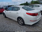 2014 Kia Optima Lx White vin: KNAGM4A75E5497768