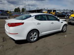 2015 Kia Optima Lx White vin: KNAGM4A75F5556853