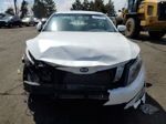 2015 Kia Optima Lx White vin: KNAGM4A75F5556853