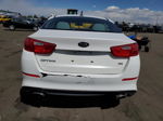 2015 Kia Optima Lx White vin: KNAGM4A75F5556853