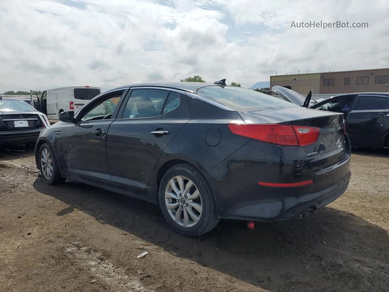 2015 Kia Optima Lx Black vin: KNAGM4A75F5616212