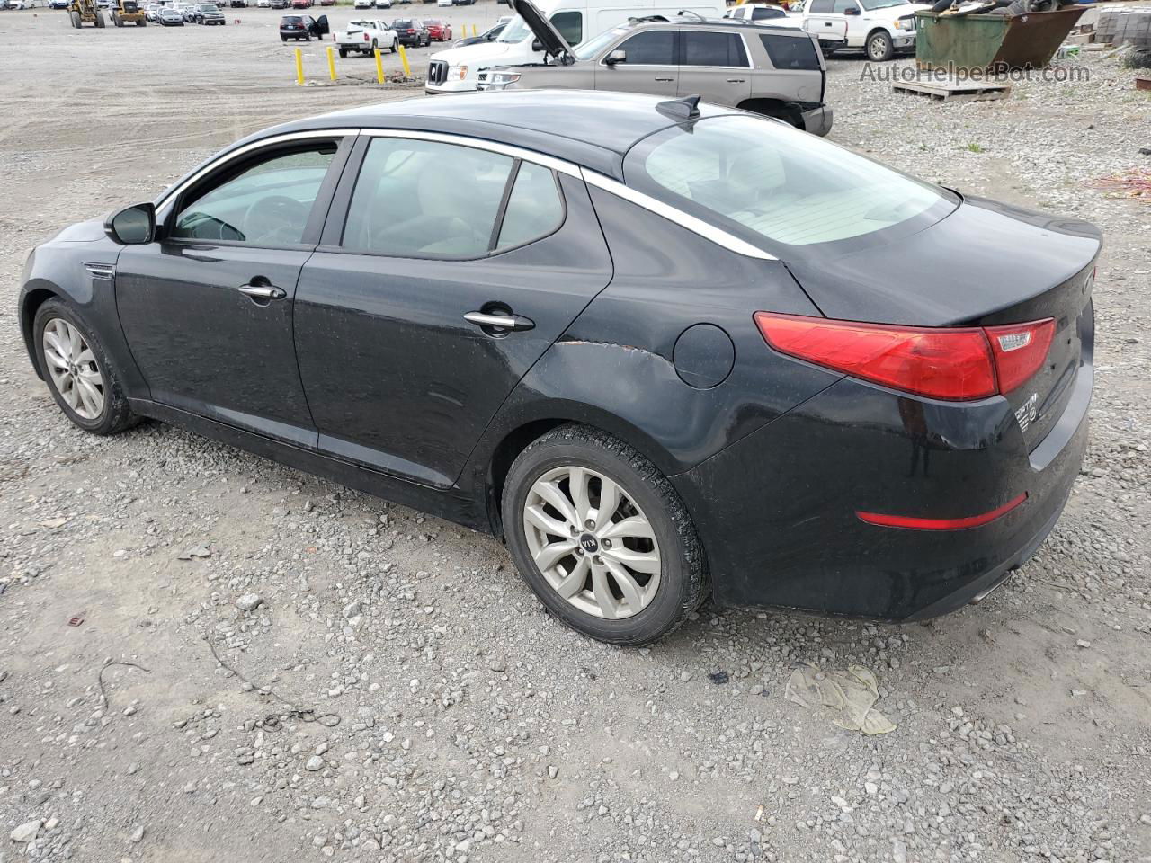 2015 Kia Optima Lx Черный vin: KNAGM4A75F5630899