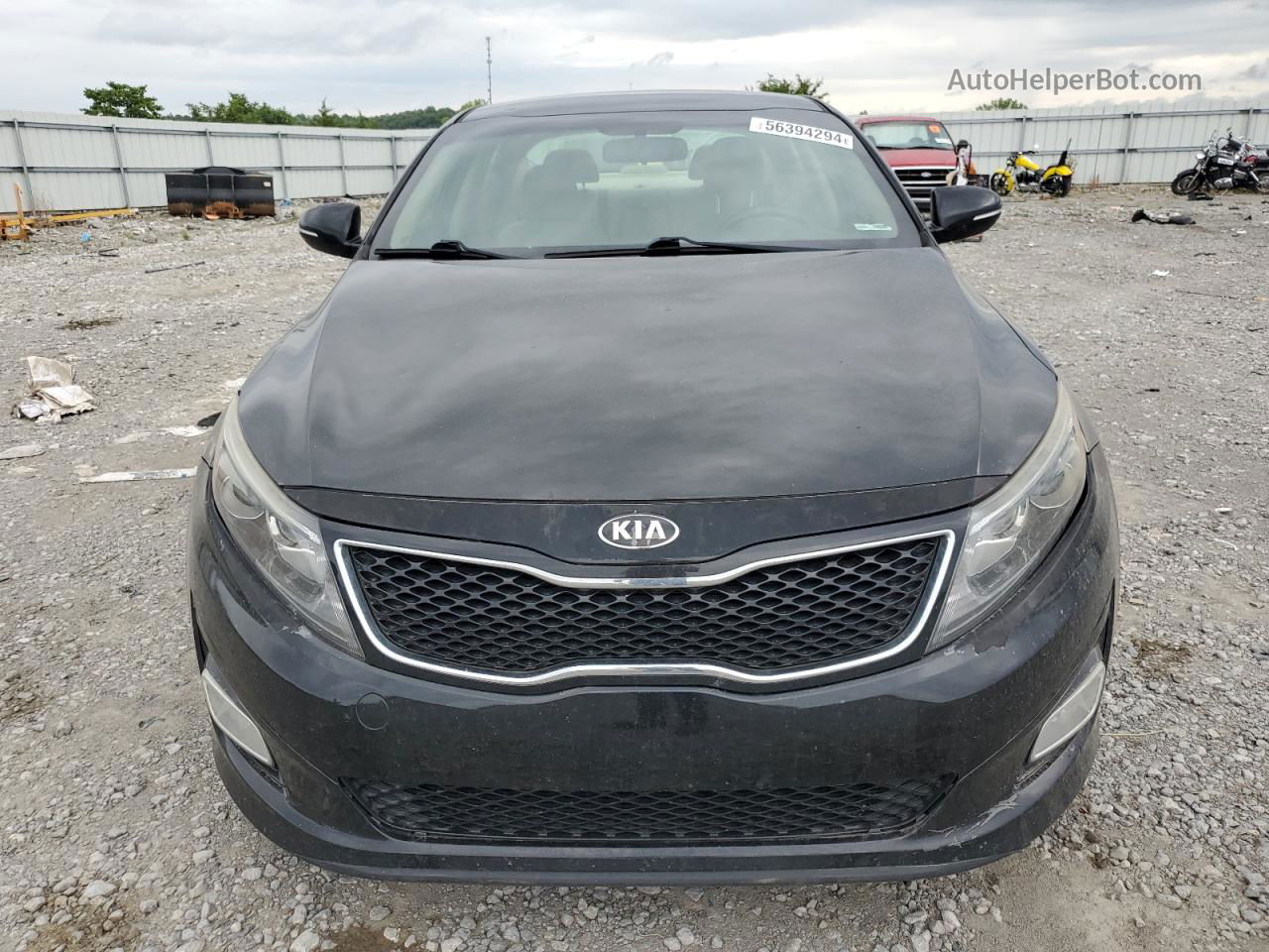 2015 Kia Optima Lx Черный vin: KNAGM4A75F5630899