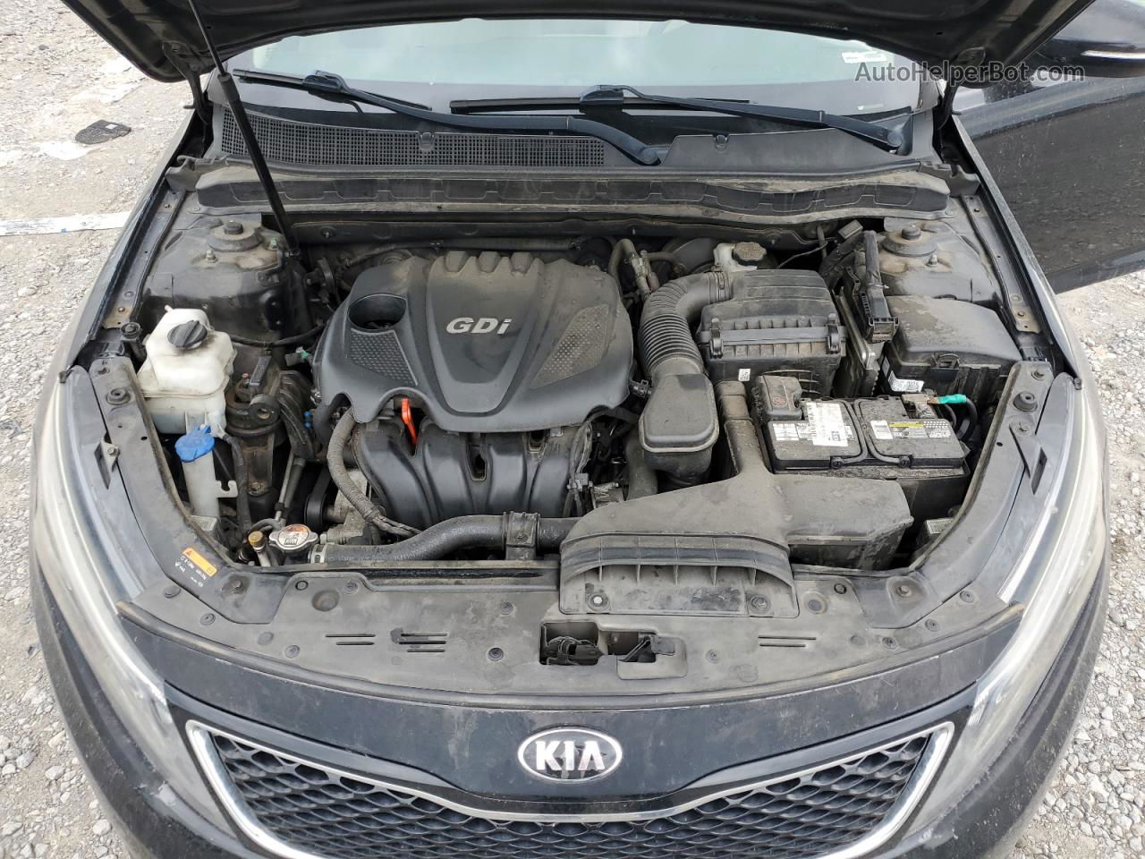 2015 Kia Optima Lx Черный vin: KNAGM4A75F5630899