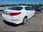 2015 Kia Optima Lx White vin: KNAGM4A75F5646097