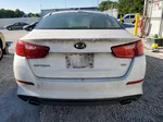 2015 Kia Optima Lx White vin: KNAGM4A75F5658153