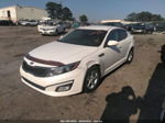 2015 Kia Optima Lx White vin: KNAGM4A75F5661005