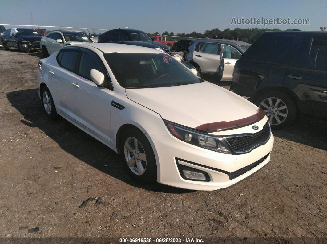 2015 Kia Optima Lx Белый vin: KNAGM4A75F5661005