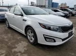 2015 Kia Optima Lx White vin: KNAGM4A75F5665099