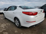 2015 Kia Optima Lx White vin: KNAGM4A75F5665099