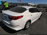 2015 Kia Optima Lx White vin: KNAGM4A75F5665135