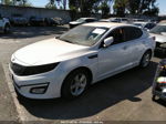 2015 Kia Optima Lx White vin: KNAGM4A75F5665135